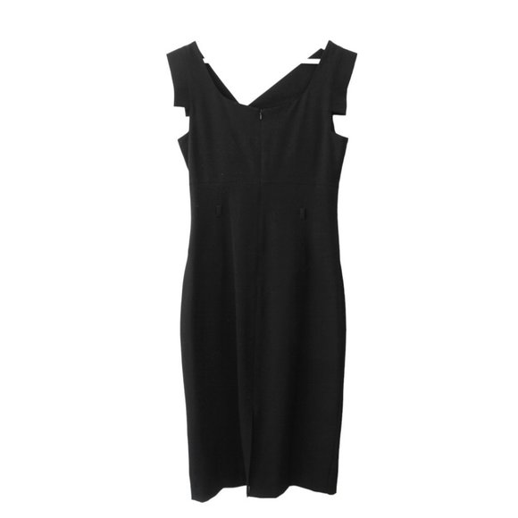 Black Halo Jackie O Sleeveless Sheath Dress Black No belt - Picture 5 of 7
